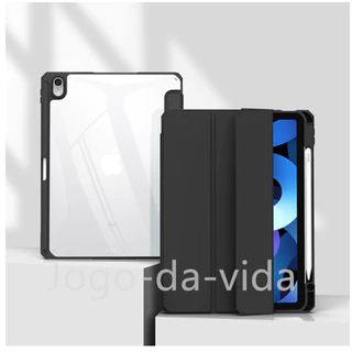 Capa Case Acrílico Magnética Com Suporte Caneta Para iPad 7/8/9 Geração 10.2/10.5 polegada