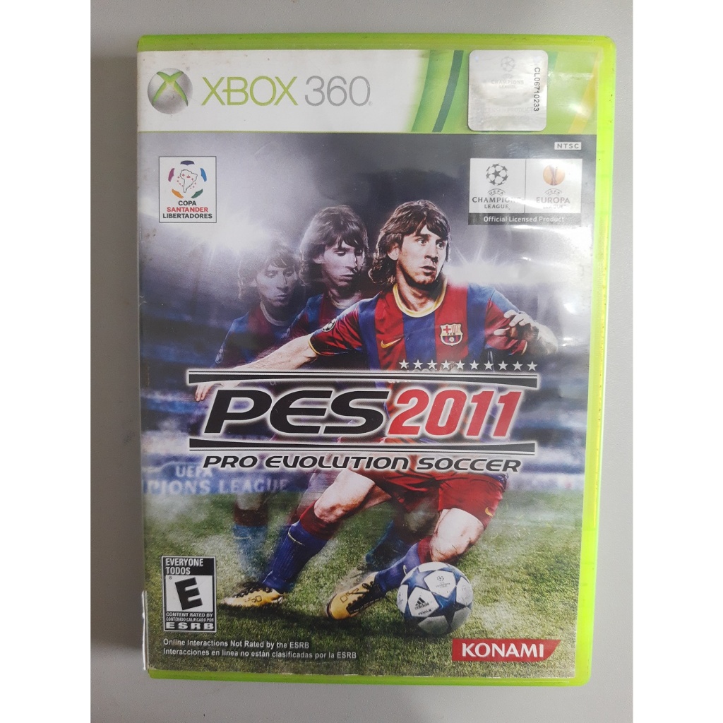 Pes 2011 Xbox 360 M dia F sica Original Shopee Brasil