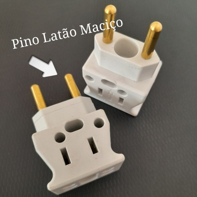 Adaptador de tomada Pino macho 10A ou 20A Bob Esponja 250V Pino de Latão Maciço super resistente