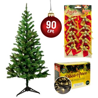 Árvore de Natal na Base de Juta Verde 60cm, Natal Formosinha - Formosinha, Flores e Plantas Permanentes, Artigos de Decoração