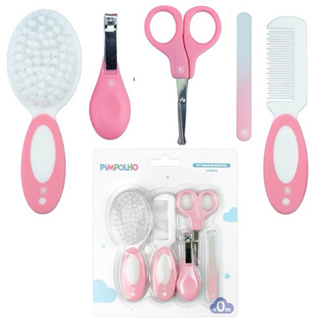 Higiene bebe recém nascido KIT Pimpolho completo com 5 peças para cuidados do dia a dia