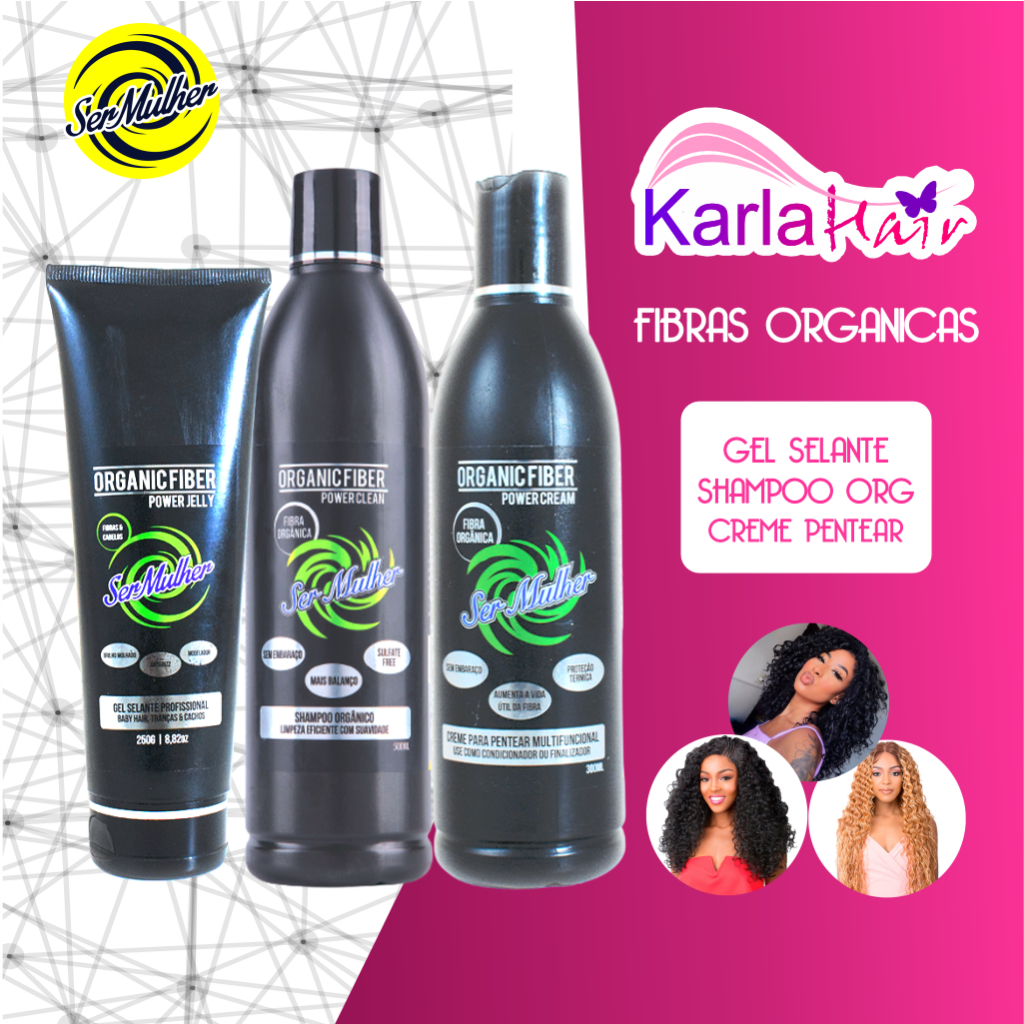 Creme Para Pentear Cabelo Orgânico Ser Mulher 300ml