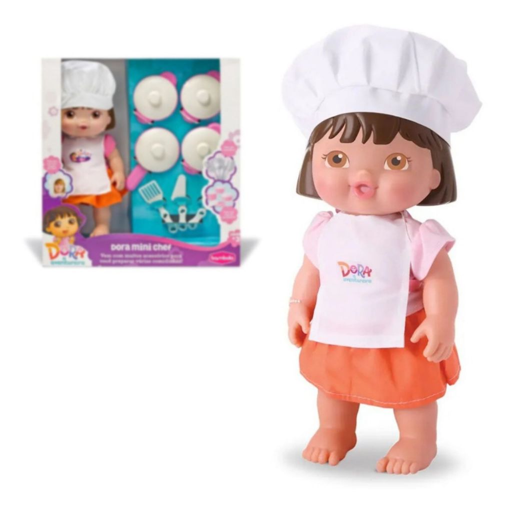 Boneca Dora Aventureira Mini Chef ORIGINAL