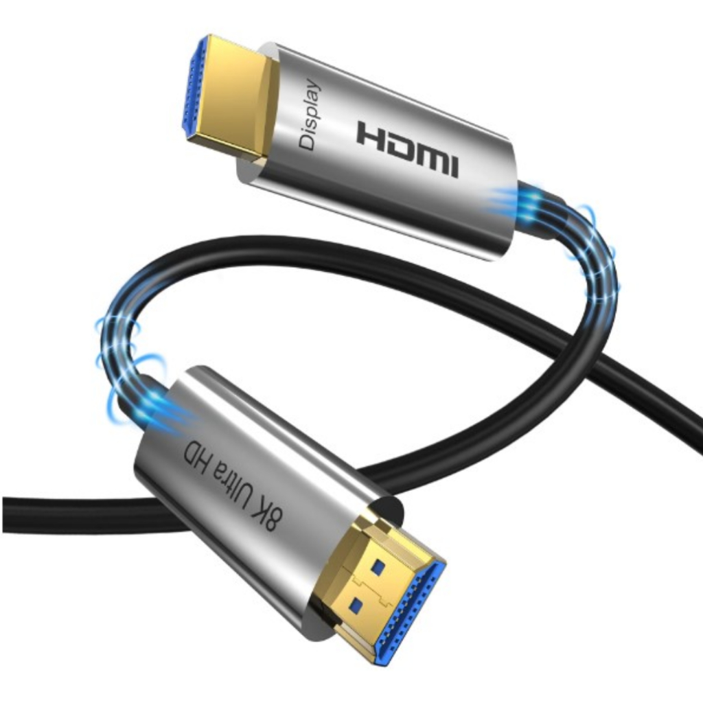 Cabo Hdmi Fibra Óptica 2.1 8k Ultra 3d 10 Metros
