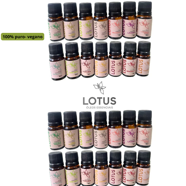 Óleo Essencial 10ml 100% puro