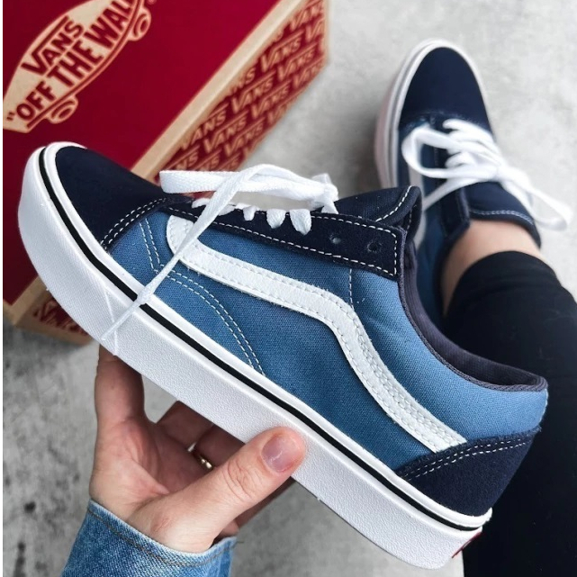 Tênis Old Skool Feminino e Masculino Valor Promocional Vans Azul