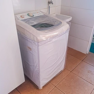Capa Máquina de Lavar Electrolux 9 10 11 até 16 Kg PVC Cristal Mais Grosso Resistente
