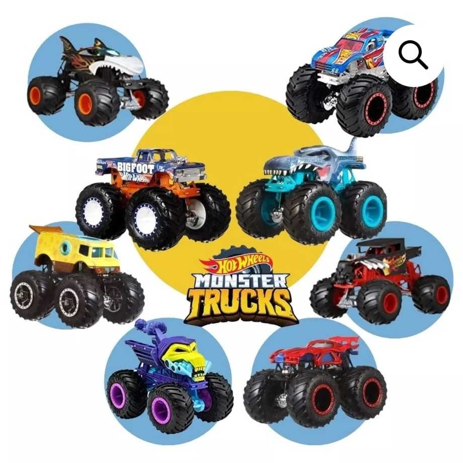 Hot Wheels Monster Trucks Vehículo Juguete Gotta Dump 1:24