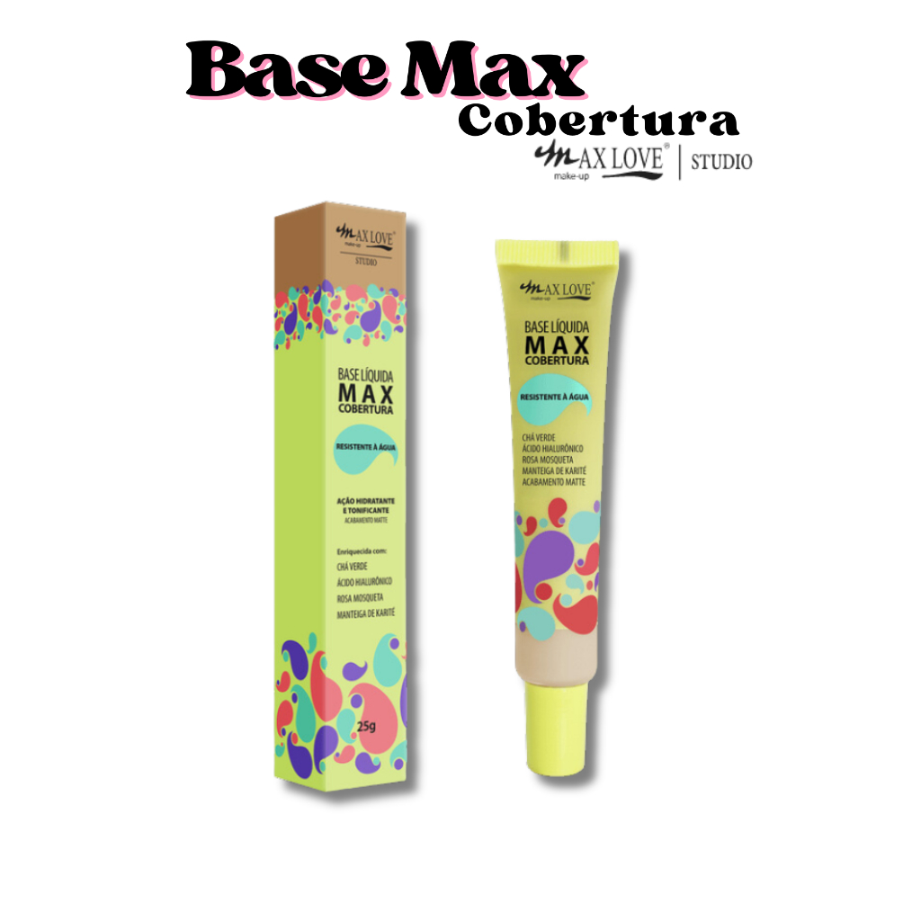 Base Líquida Acabamento Matte Max Cobertura- Max Love | Shopee Brasil