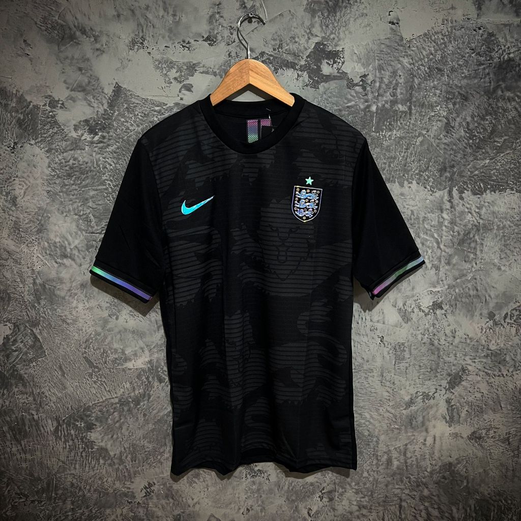 Camisa Inglaterra Preta Camaleão 2023 Masculina | Shopee Brasil