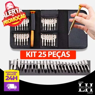 Kit Chave P iPhone 7,iPhone 8, iPhone X Chave Y 0.6 25 Peças