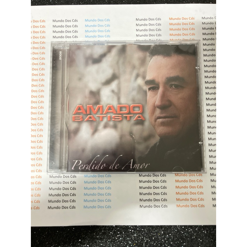 Cd Amado Batista - Perdido de Amor | Shopee Brasil