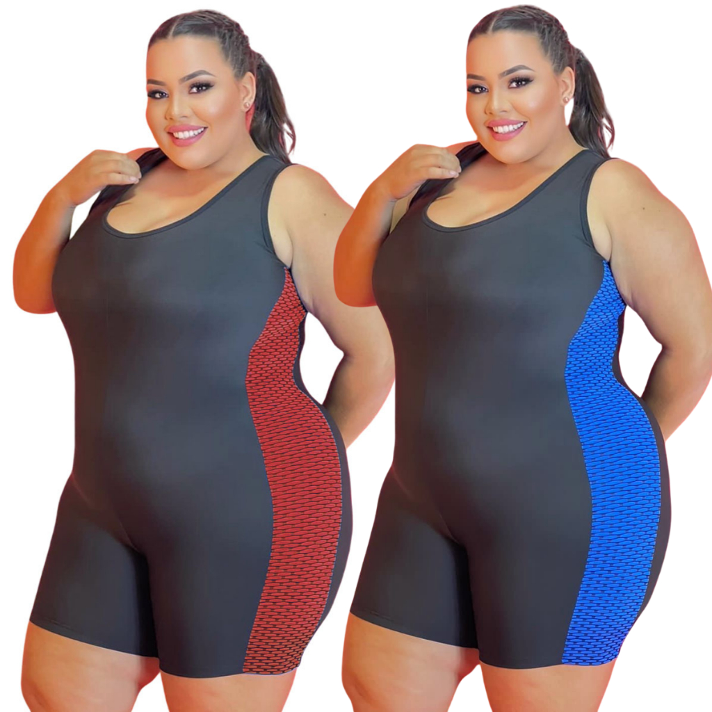 Macaquinho Speedo Basic Plus Size - Feminino