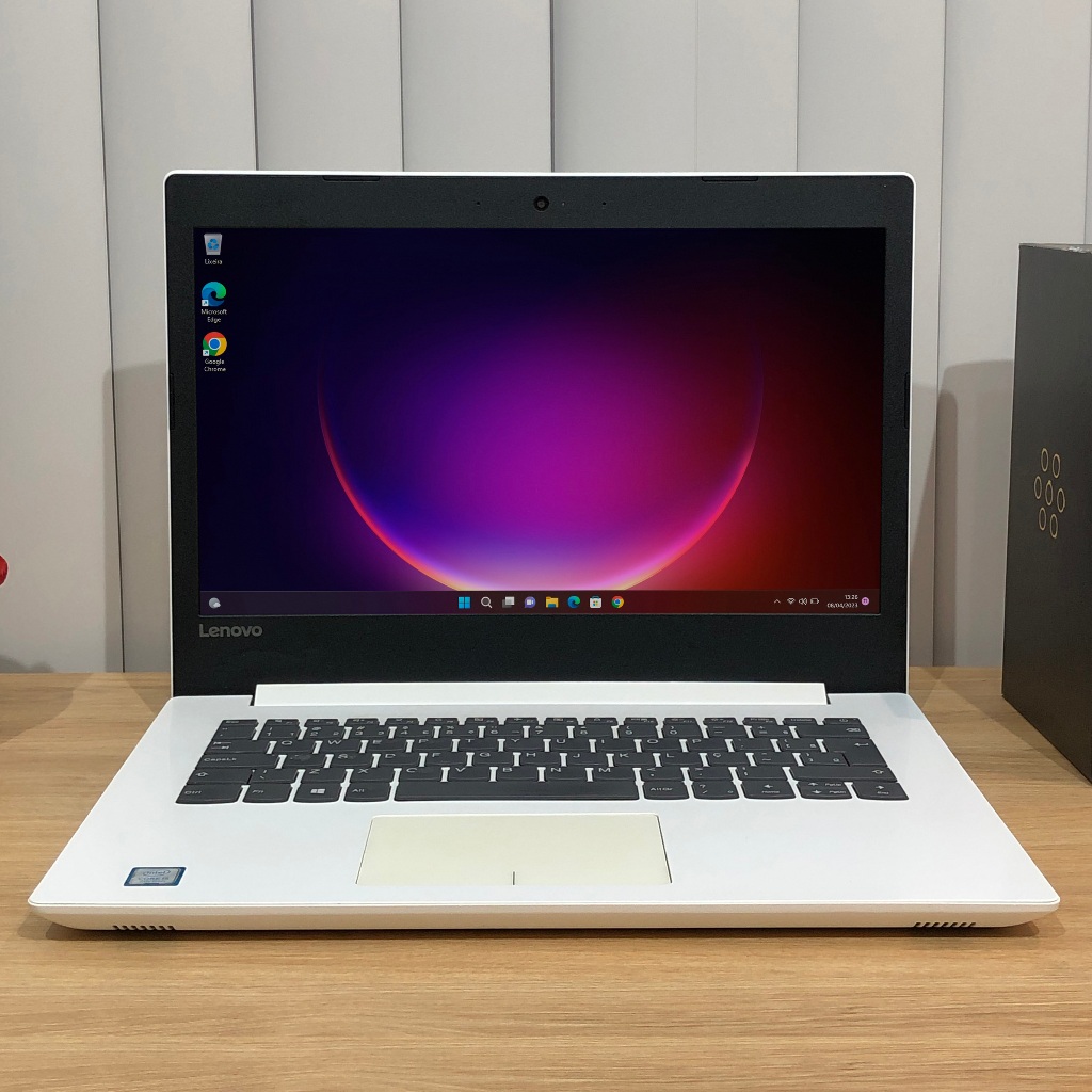 Notebook Lenovo Branco | Intel Core i5 | 8Gb RAM | SSD 120Gb