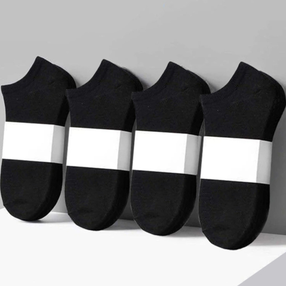 Kit 12 Pares Meias Masculina Soquete Cano Curto Preto 38 Ao 44 Envio Expresso o Qualidade Preta