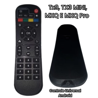 kit 2 Controle Tv Box Universal 4k tx3 mx9 tx9 MXQ pro Tx3Mini