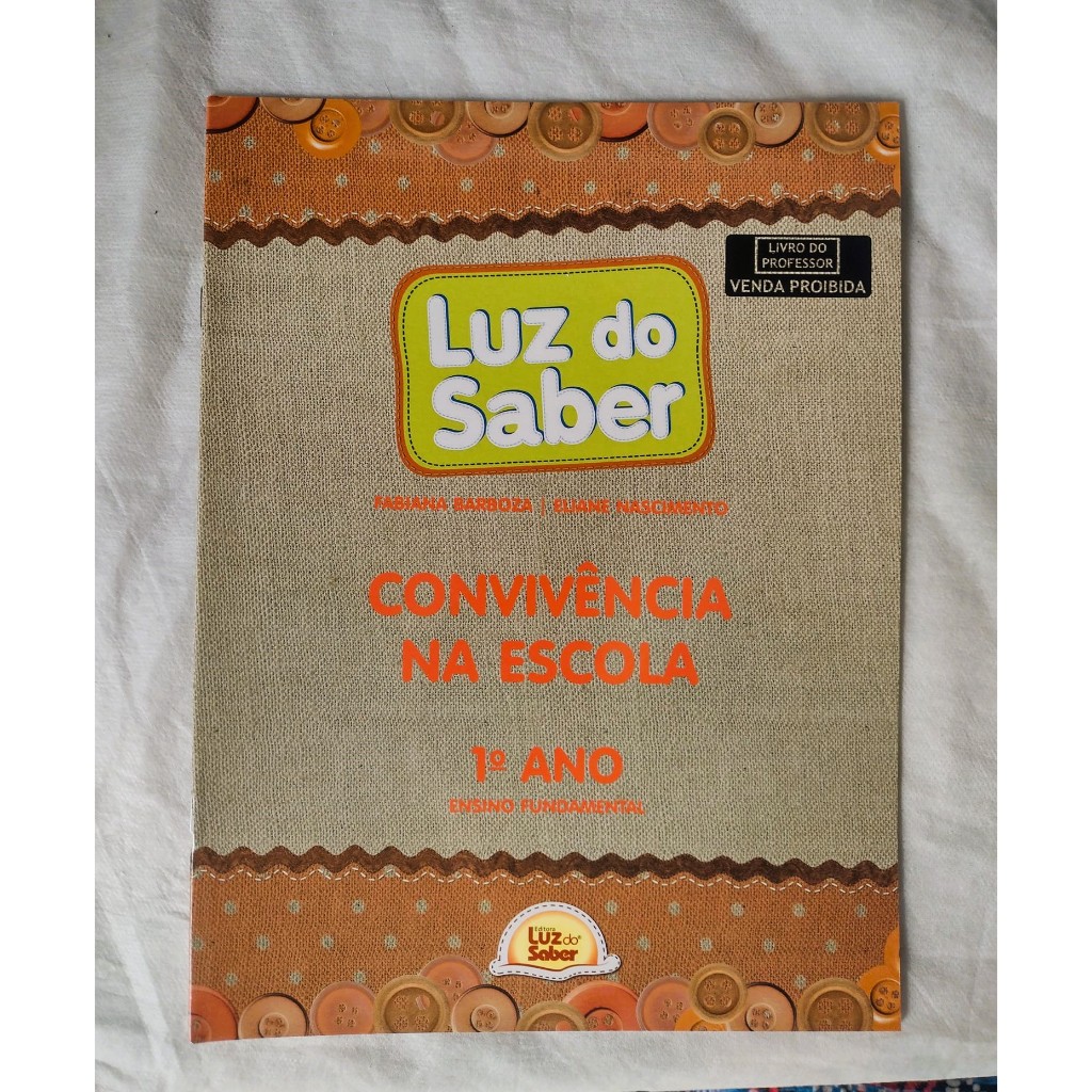 luz do saber livro do professor convivência na escola 1º ano ...