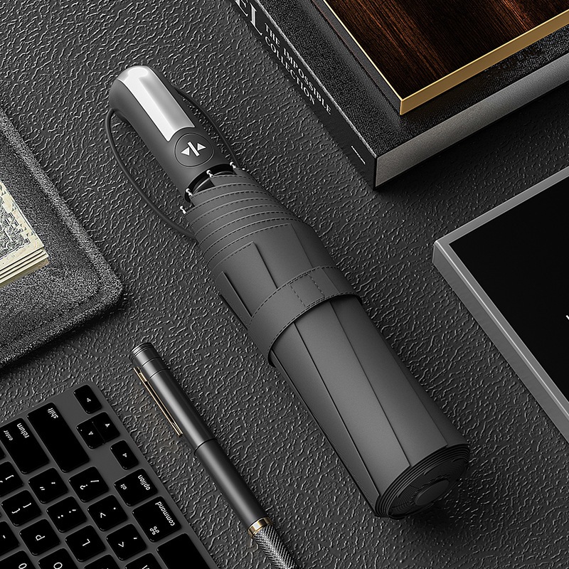 Guarda- chuva Abre Fecha Automático Varetas Aço Contra Vento/Anti-UV