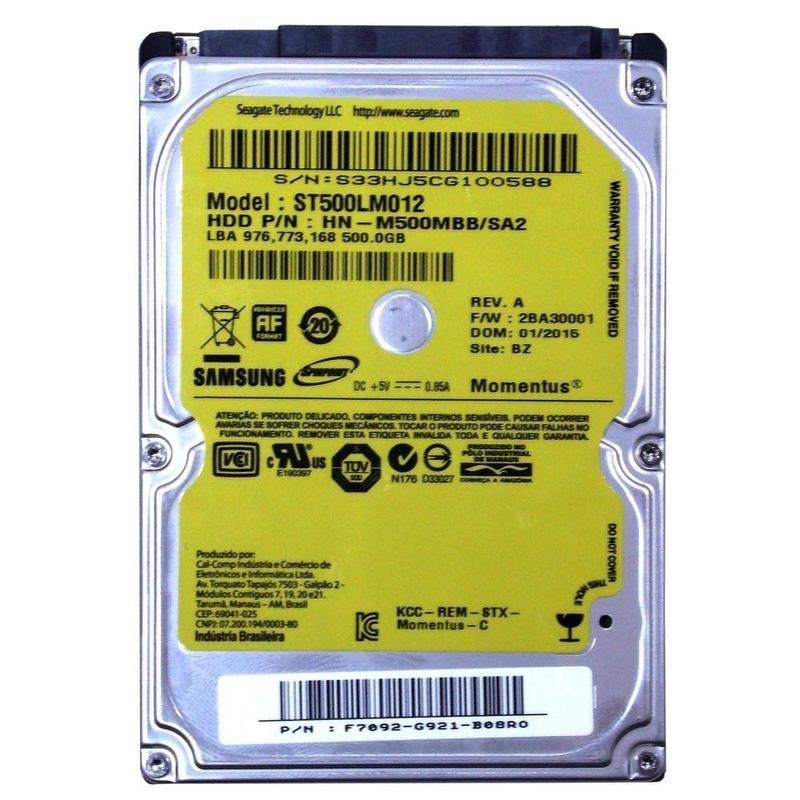Disco Rígido HD Para Notebook e Video Game 320GB /500GB / 1TB Sata Varias marcas