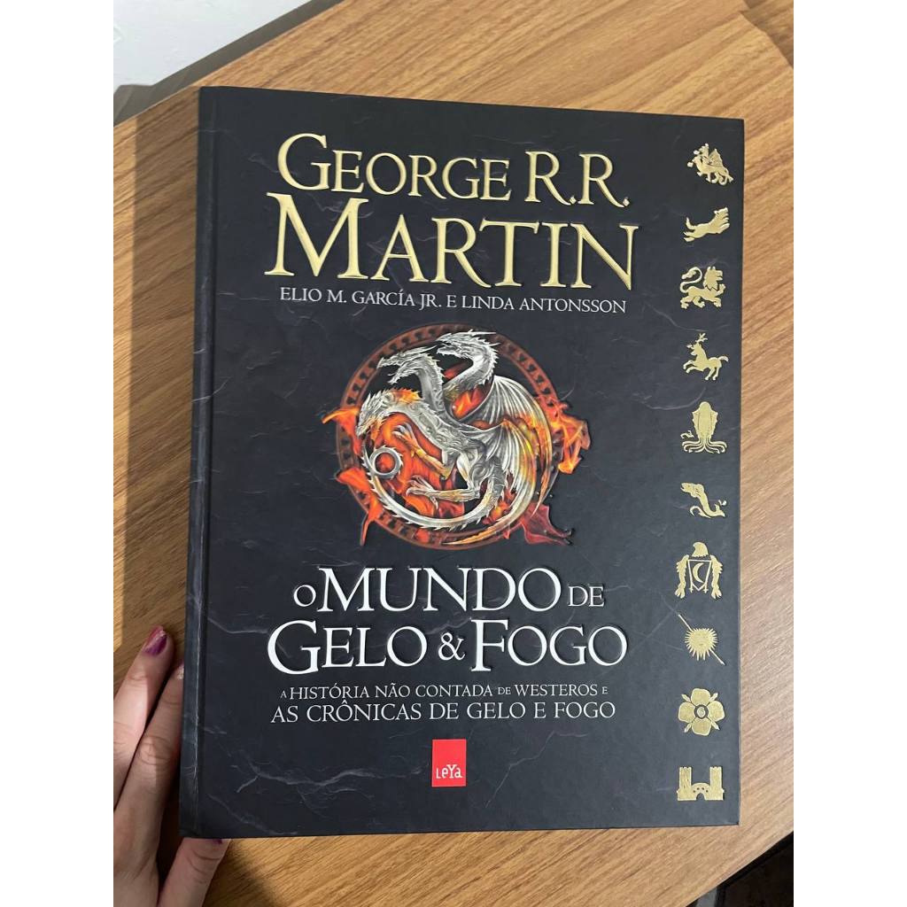 O Mundo De Gelo And Fogo George R R Martin Shopee Brasil