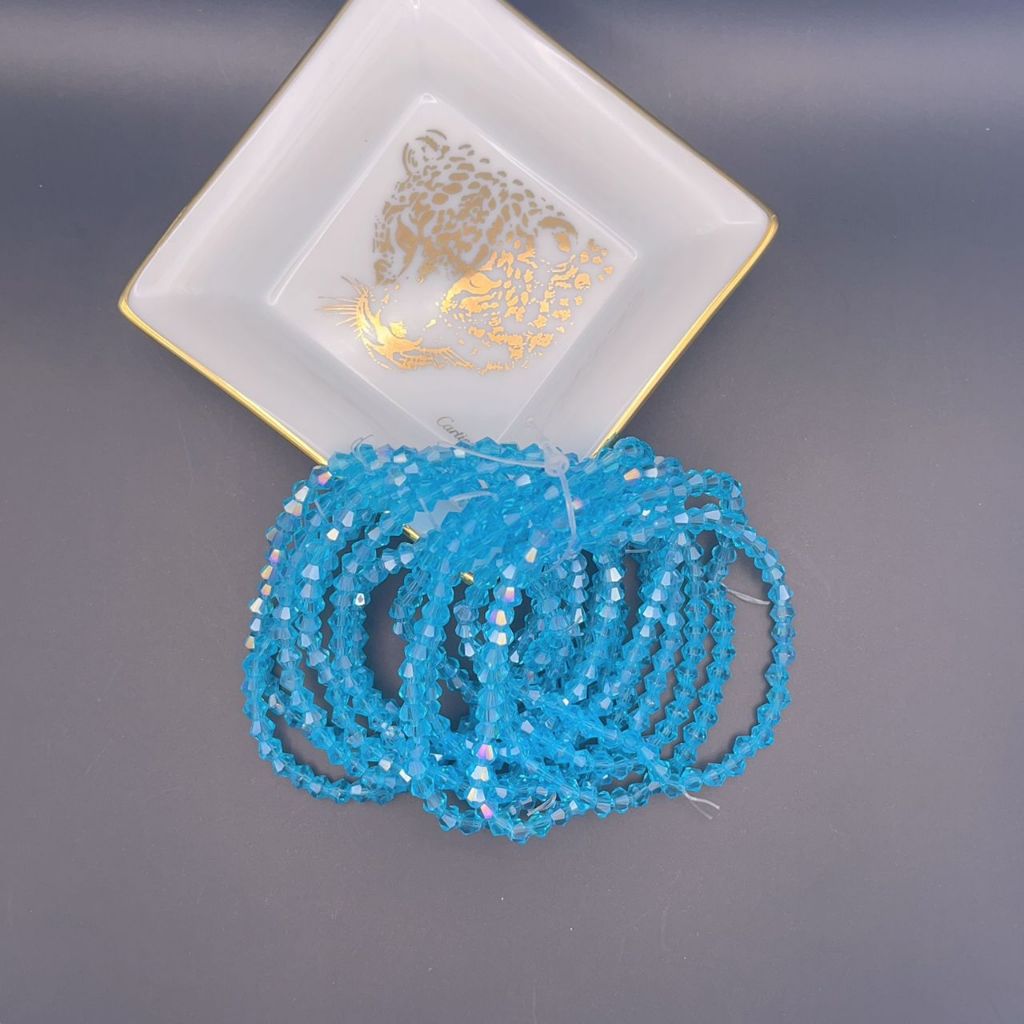 y♡Crystal☆bijou Z.W BIJOUX - 24 pcs Pulseira De Cristal Bijuteria 4/8 mm | Shopee