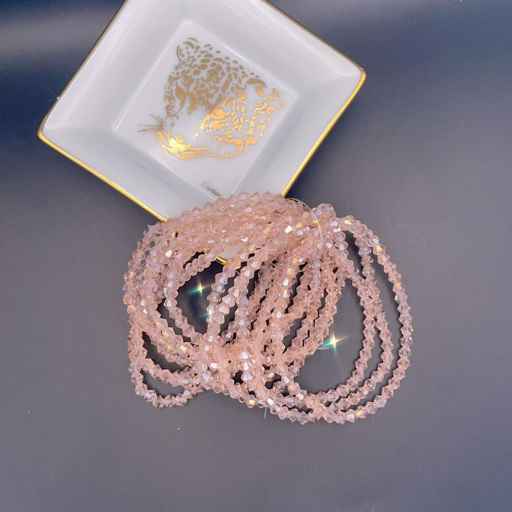 Z.W BIJOUX - KIT 12 pcs Pulseira De Cristal Bijuteria 4/8 mm (12