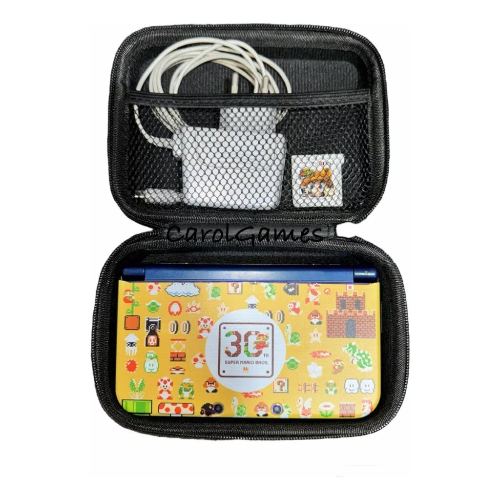Case Estojo Grande Transporte Para New Nintendo 2ds 3ds Xl DSI DSI XL Cabe Carregador