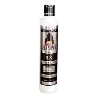 Shampoo Que Alisa Palita 3x Mais Liso 500ml - progressiva de chuveiro