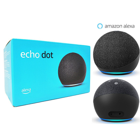 Alexa Echo 5 Geração Dot Com Som Vibrante Alta Qualidade Cor Preto