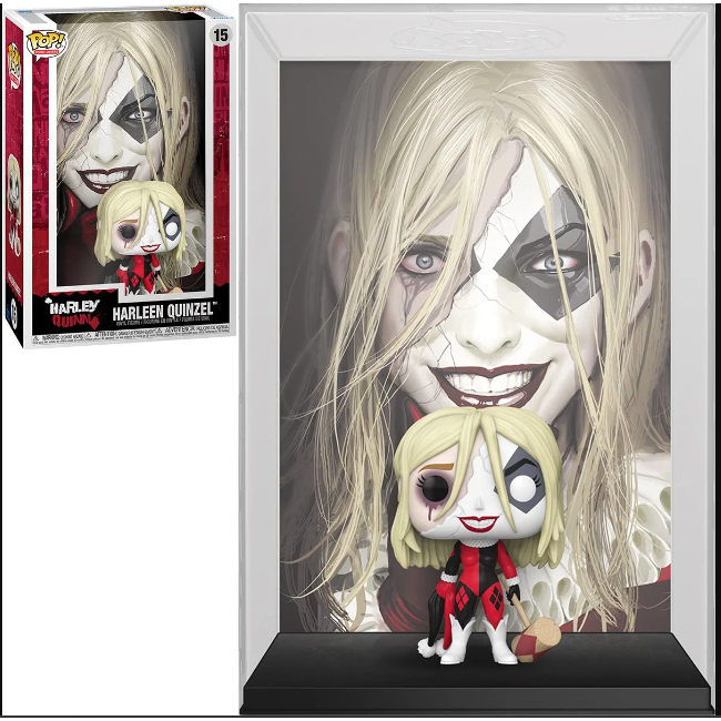 FUNKO POP COMIC COVER DC HARLEY QUINN HARLLEN QUINZEL - 15 NOVO ORIGINAL