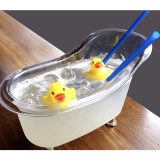 KIT PATINHOS AMARELOS FLUTUANTES PARA DECORAÇÃO DE BEBIDAS E DRINKS