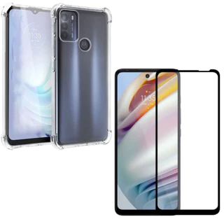 Kit Capa Capinha MOTO G60 XT2135 + Película de Vidro 3D