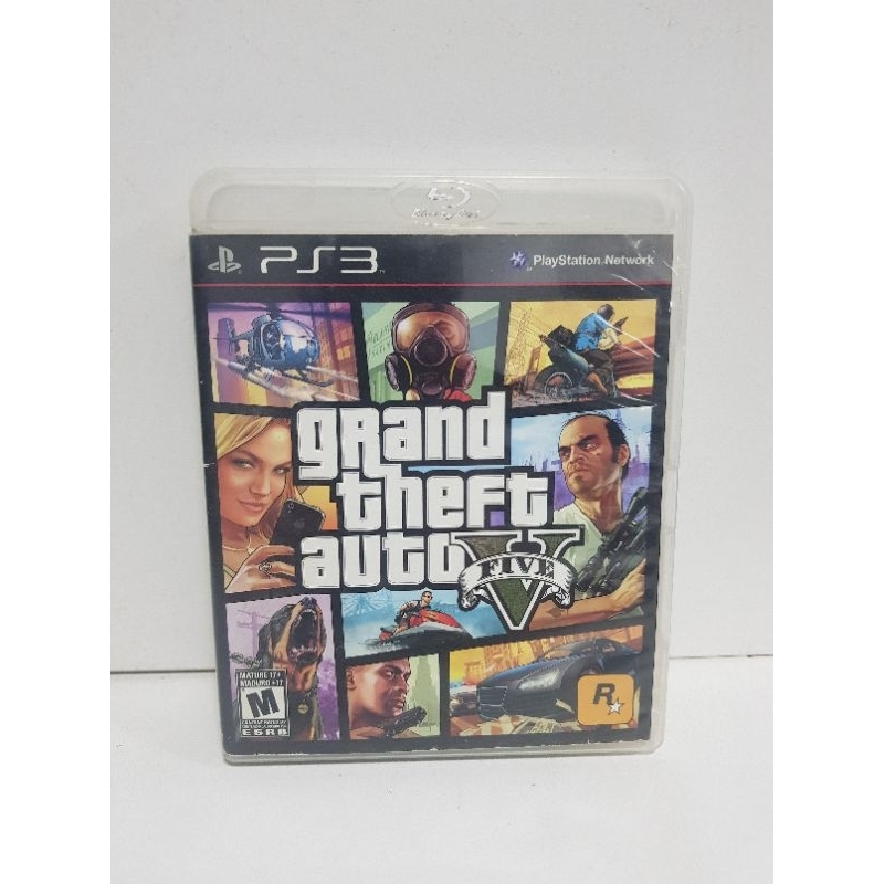 Jogo Gta V Para Ps3 Original Mídia Física Shopee Brasil 7667