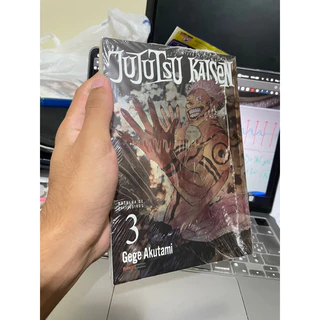 mangá jujutsu volume 3 capa variante lacrado
