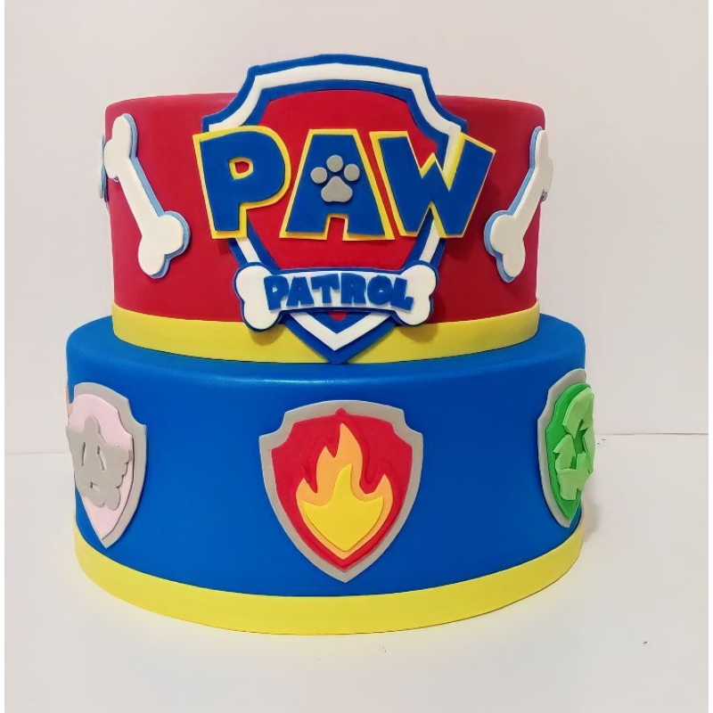 Bolo Fake Patrulha Canina 2 Andares | Shopee Brasil