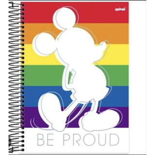 Caderno Mickey Proud 10 matérias.