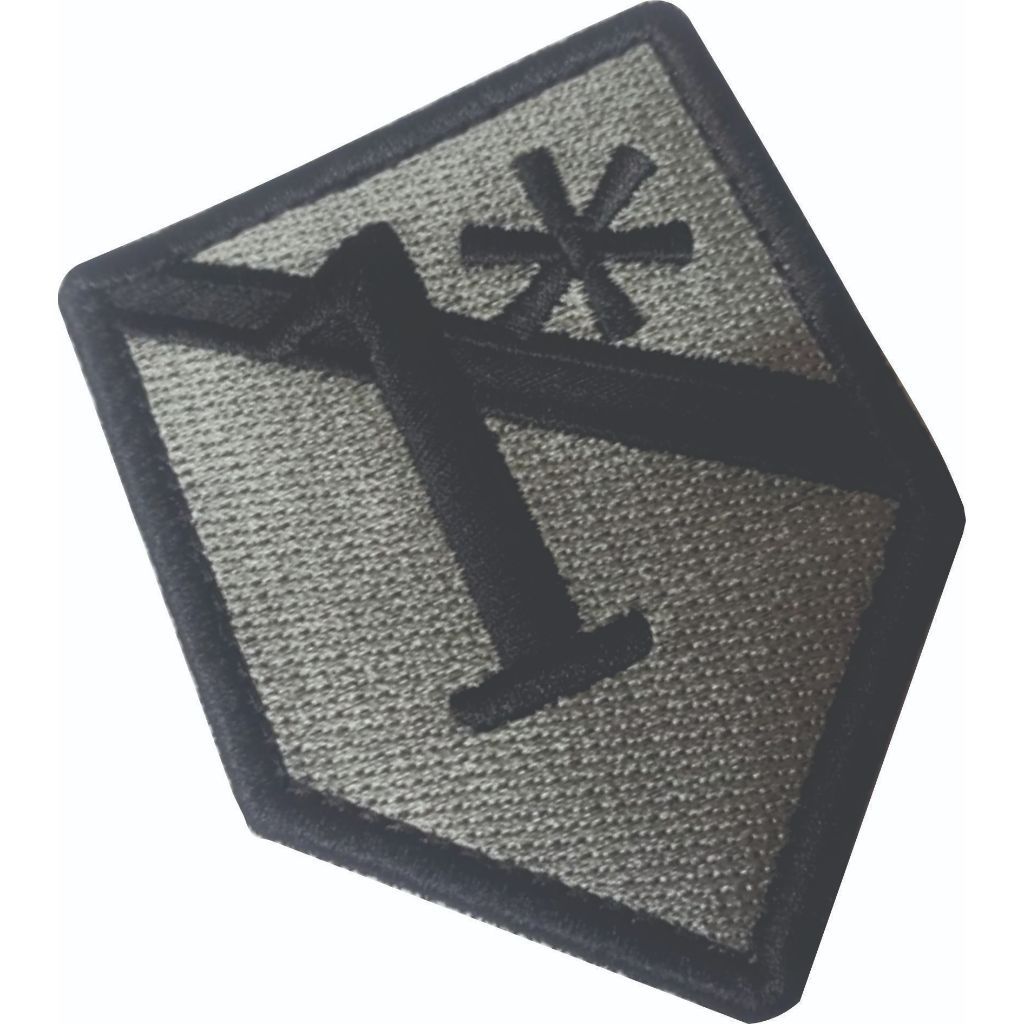 Patch Bordado One Ass To Risk 1* - Ponto militar