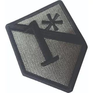 Patch Bordado One Ass To Risk 1* - Ponto militar