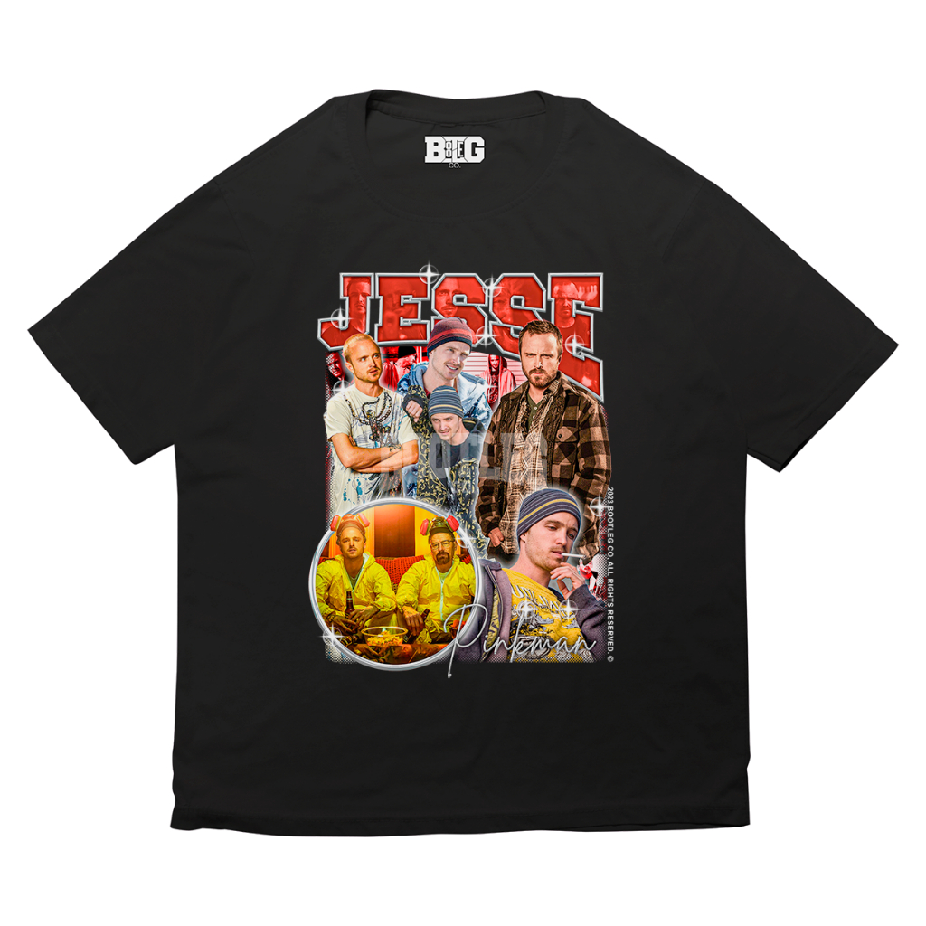 Camisa Básica Jesse Pinkman Aaron Paul Breaking Bad Serie Meta Teen Unissex Graphic Tees