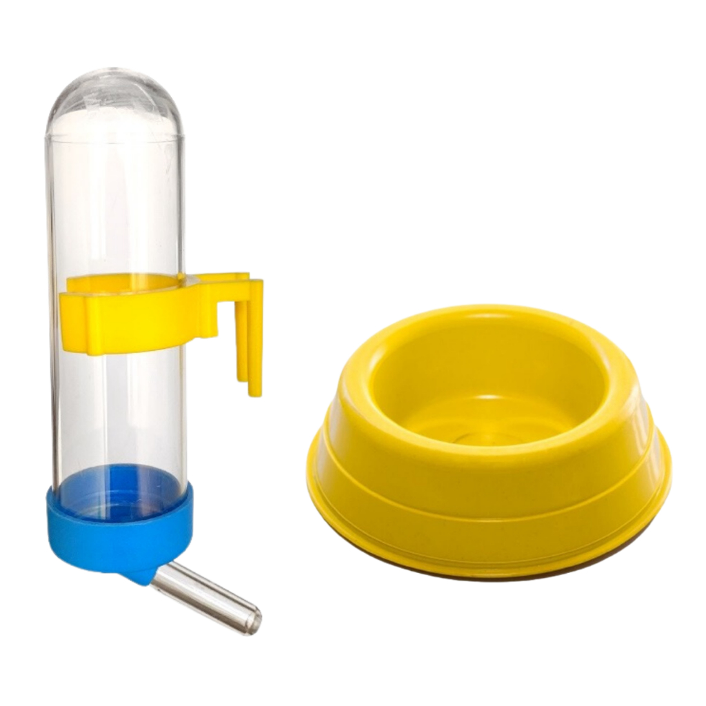 Comedouro Bebedouro Para Hamster Ramister Roedores Ratos Twister Camundongos Topolinos Porquinho Da India