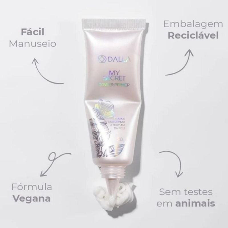 Power Primer Facial Preparador de Maquiagem My Secret Dalla Makeup