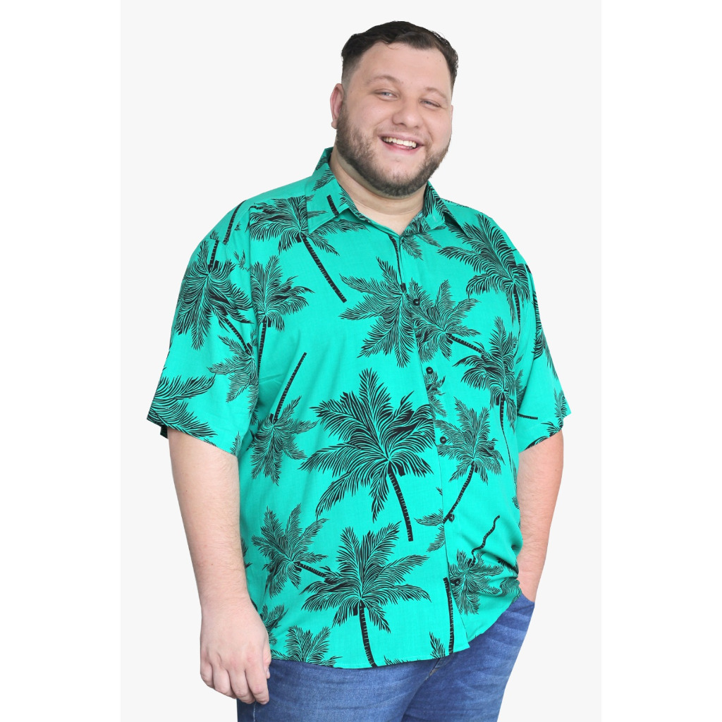 Camisa florida plus store size