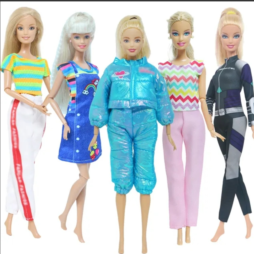 Vestidos De Barbie Para Muñecas Set De Ropa Y Accesorios Para