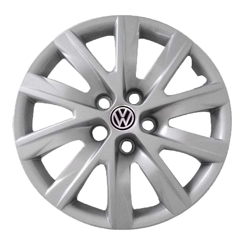 Calota Volkswagen Vw Fox Polo Aro 15 Prata