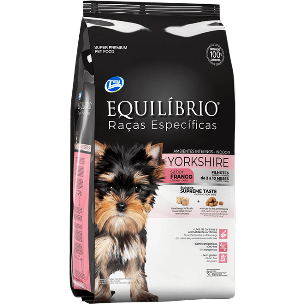 Ração Equilíbrio Raças Específicas Yorkshire Filhote 2kg | Shopee Brasil