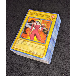 50 Cartas ORIGINAIS + Burstinatrix, HERÓI do Elemento (Elemental HERO) comum - Yu-Gi-Oh Lote
