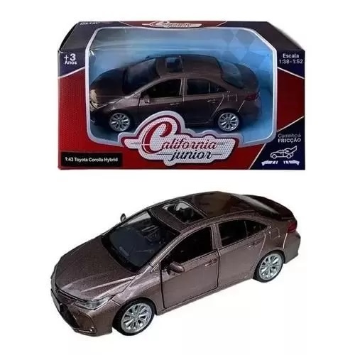 Miniatura Carros Nacionais Toyota Corolla - Escala 1/43