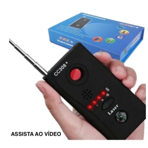 Detector De Câmera Escondida Escuta Grampo Anti Espião Spy