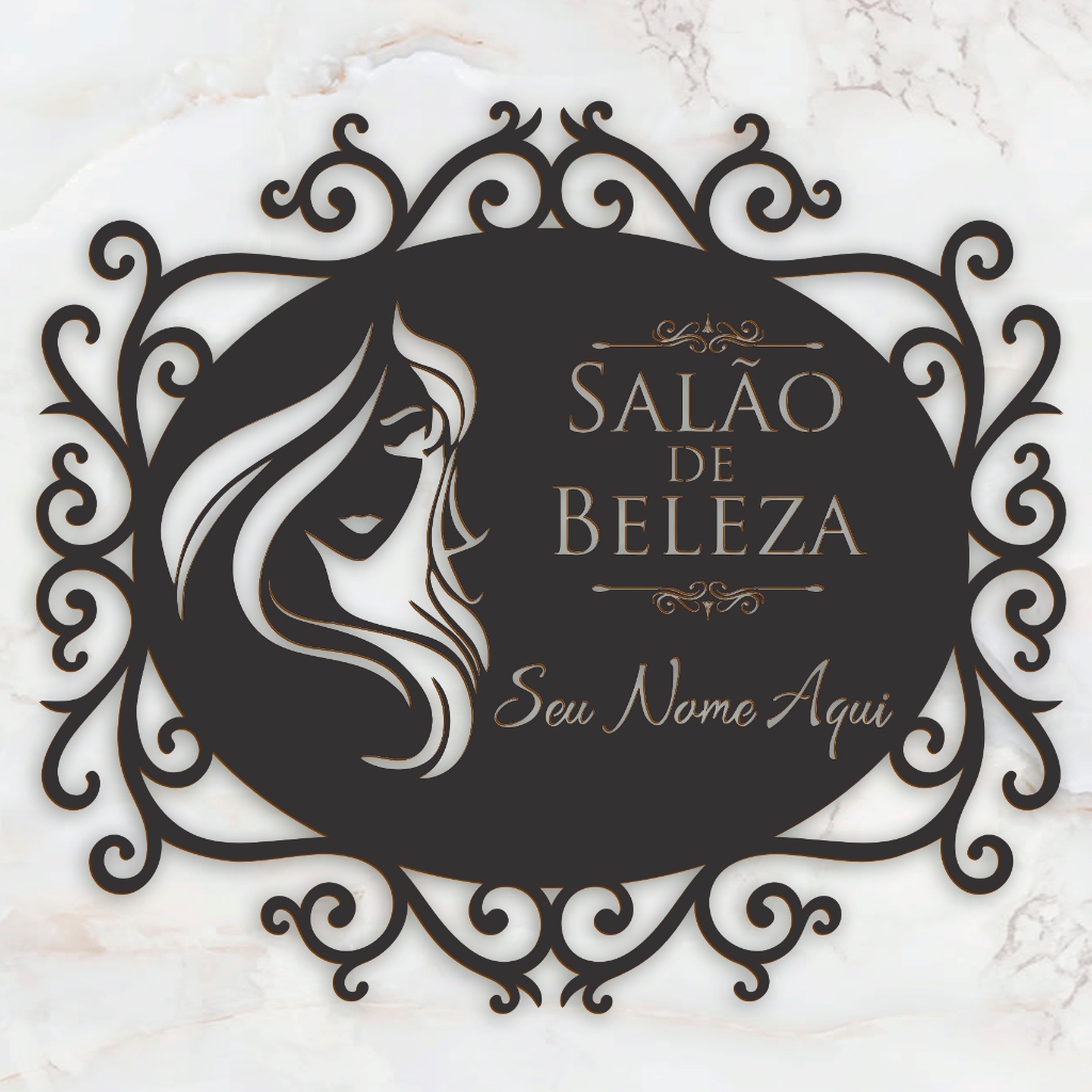 Quadro Placa Decoração para Salão Studio de Beleza PERSONALIZADO MDF ...