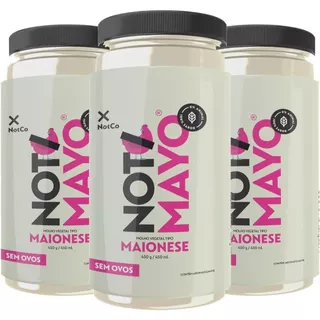 Molho Cremoso À Base De Vegetais Original Notco Not Mayo